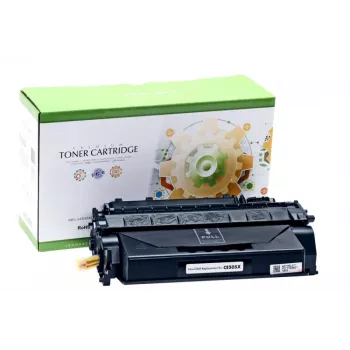 Compatibel Static-Control Hewlett-Packard CE505X/CRG 719H universeel zwart, hoge capaciteit, 6900 pag.