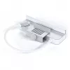 Laptop-dock / poortreplicator Satechi ST-UCICHS USB 3.2 Gen 1 Type-C, USB-A-aansluitingen, SD/MicroSD, zilver