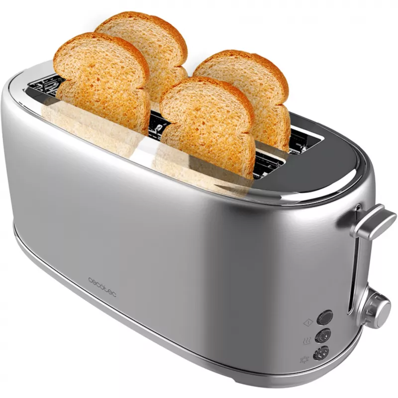 Cecotec 3207 4 sneetjes toast of 2 grote sneetjes boerenbrood