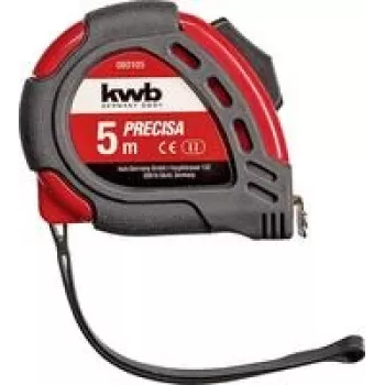 Meetlint KWB PRECISA BANDMASS 5 m — KWB 060105, 5 m lengte, intrekbaar