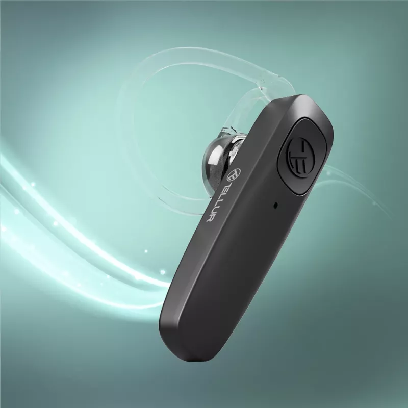 Hoofdtelefoon Tellur Bluetooth-headset Vox 155 Zwart