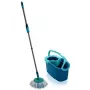 Leifheit Clean Twist Disc Mop 52101 dweilsysteem met emmer, enkele tank, blauw