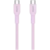CANYON kabel OnWire 60CL C-C 60W COLOR gevlochten 1m roze