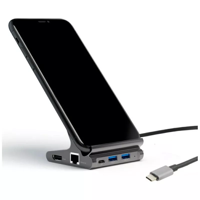Houder voor tablet/smartphone 7in1 Dex HDMI/RJ45