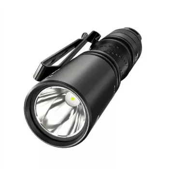 Handzaklamp Nitecore MT1A Pro — LED 50 lm, USB oplaadbaar, 1100 mAh, aluminium, waterdicht, schokbestendig, zwart