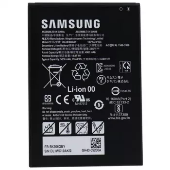 Samsung vervangende accu voor Tab Active5 - nominale capaciteit: 4900 mAh 18,87 Wh, typische capaciteit: 5050 mAh 19,44 Wh (GP-PBX300ASABW)