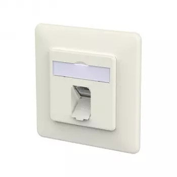 METZ CONNECT aansluitdoos E-DAT C6A LSA++ 1 poort UP zuiverwit