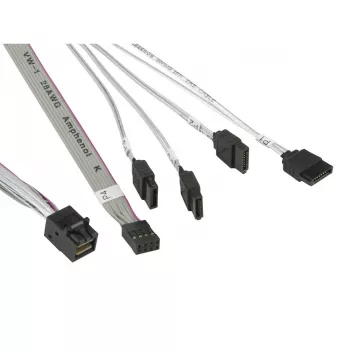 Supermicro - SATA-/SAS-kabel - Mini SAS HD (SFF-8643) naar SATA - 50/50/60/70 cm - voor A+ Server 1013, SuperServer 5018, 5019, 5019S, SuperStorage Server 5019D8