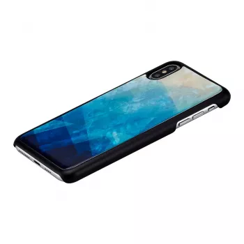 Telefoonhoesje iKins voor iPhone XS Max — blauw meer zwarte afwerking