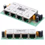PoE-injector Extralink 4-poorts 4x 100 Mb/s RJ45, Fast Ethernet, 48 V, zonder behuizing