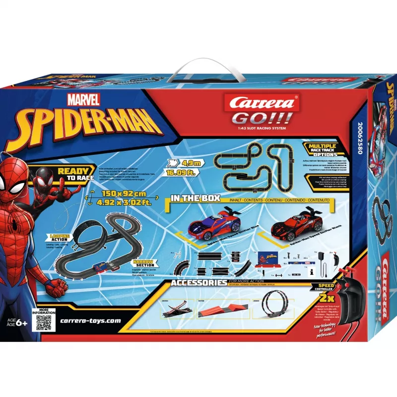 CARRERA Racetrack Spider race model 20062580 slotcar-set