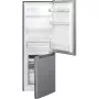 Bomann KG 7359 koel-vriescombinatie, koelkast 121 l + vriezer 52 l, energieklasse C, roestvrij staal