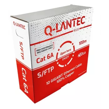 Q-LANTEC S/FTP Cat.6A netwerkkabel, twisted pair, LSOH