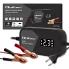 Batterijlader QOLTEC 52492 12V 2A met microprocessorsturing en celregeneratie