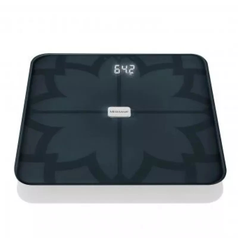 Medisana BS 450 lichaamsanalyseweegschaal, max 180kg, zwart, Bluetooth, ITO-sensoren (40510)