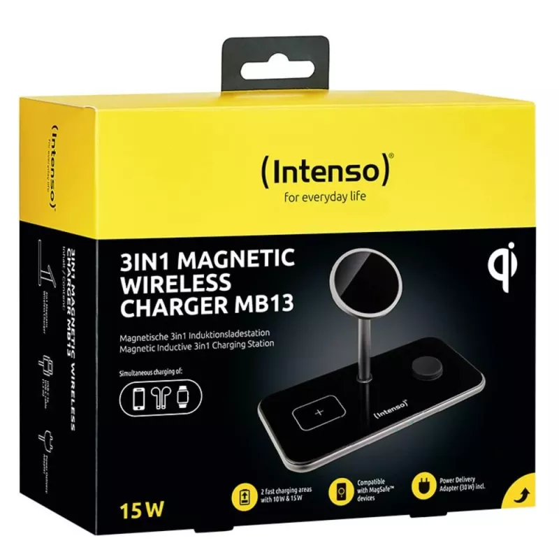 Intenso MB13 hoofdtelefoon draadloos USB snel opladen zwart