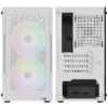 ATX AEROCOOL TRINITY MINI FRGB micro mini tower behuizing met glaspaneel (wit)