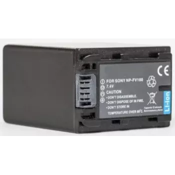 Extra Digital NP-FV100 accu 7,2 V 2200 mAh voor compatibele camera's en camcorders