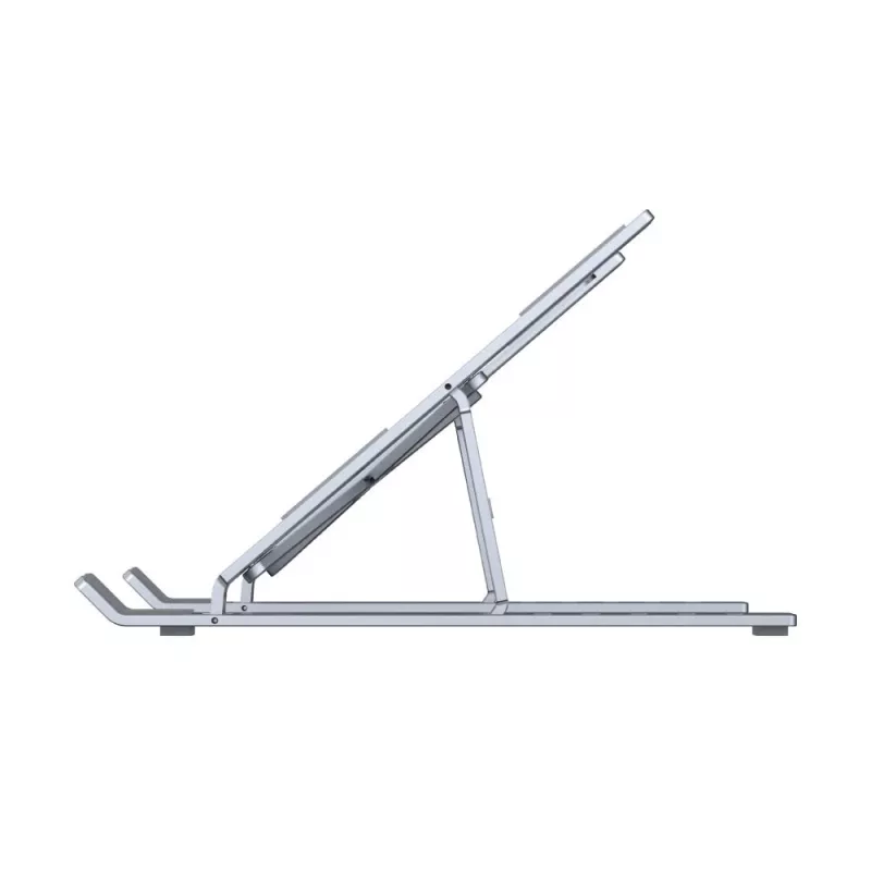 Unitek OT155SL opvouwbare laptopstandaard, aluminium, zilver