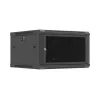 Wandmontage 19 inch-kast 6U 600x600 zwart