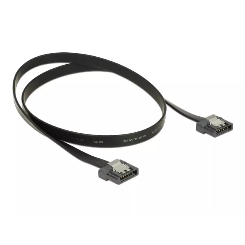 SATA-kabel DeLOCK 83841 0,5 m SATA III 7-pins zwart