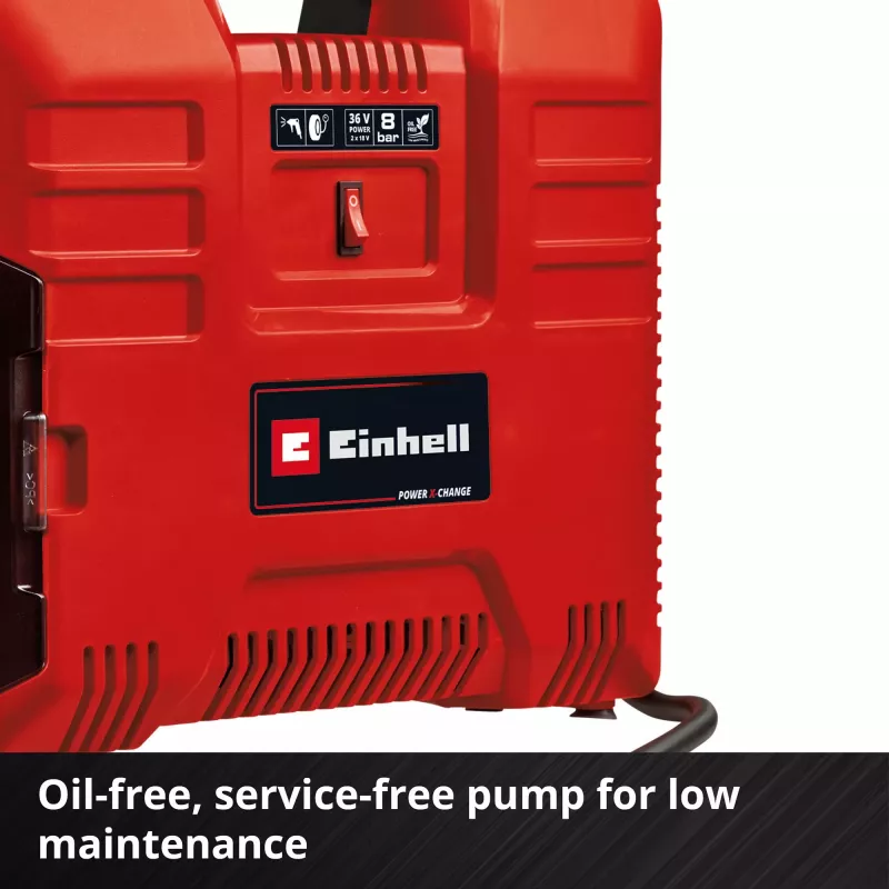 Luchtcompressor Einhell TE-AC 36/8 130 l/min 8 bar accu