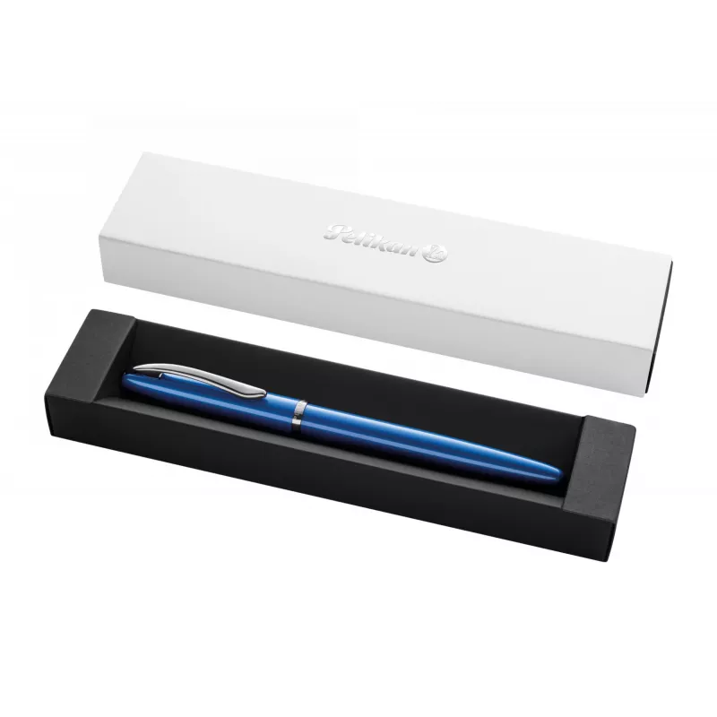 Pelikan Jazz Noble Elegance P36 vulpen cartridgesysteem blauw zilver