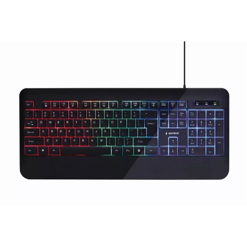 TOETSENBORD MULTIMEDIA USB ENG/ZWART KB-UML-03 GEMBIRD
