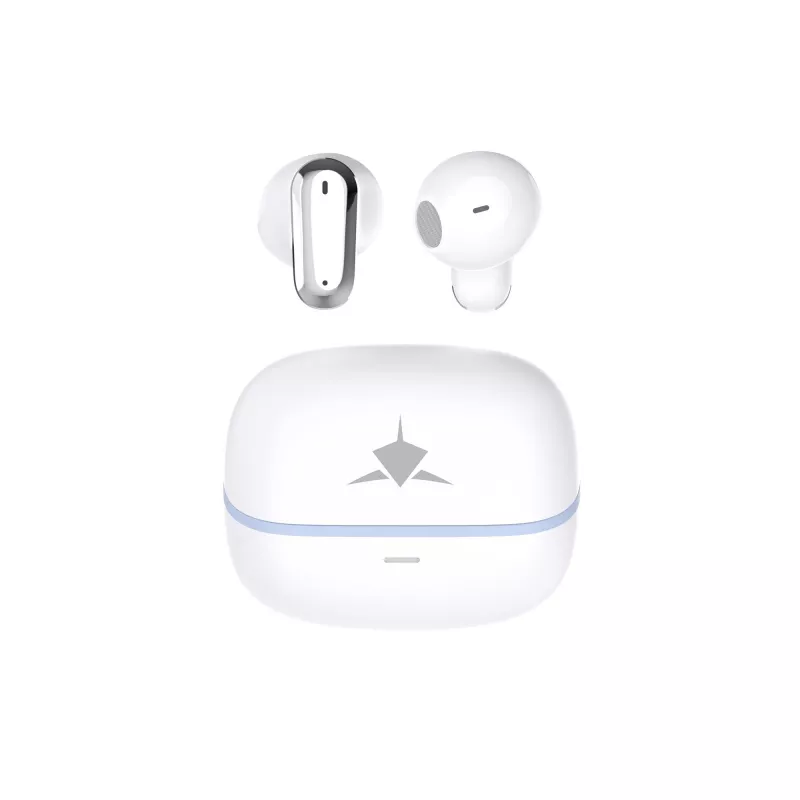 True Wireless oordopjes White Shark GEB-TWS-201 Blaze wit