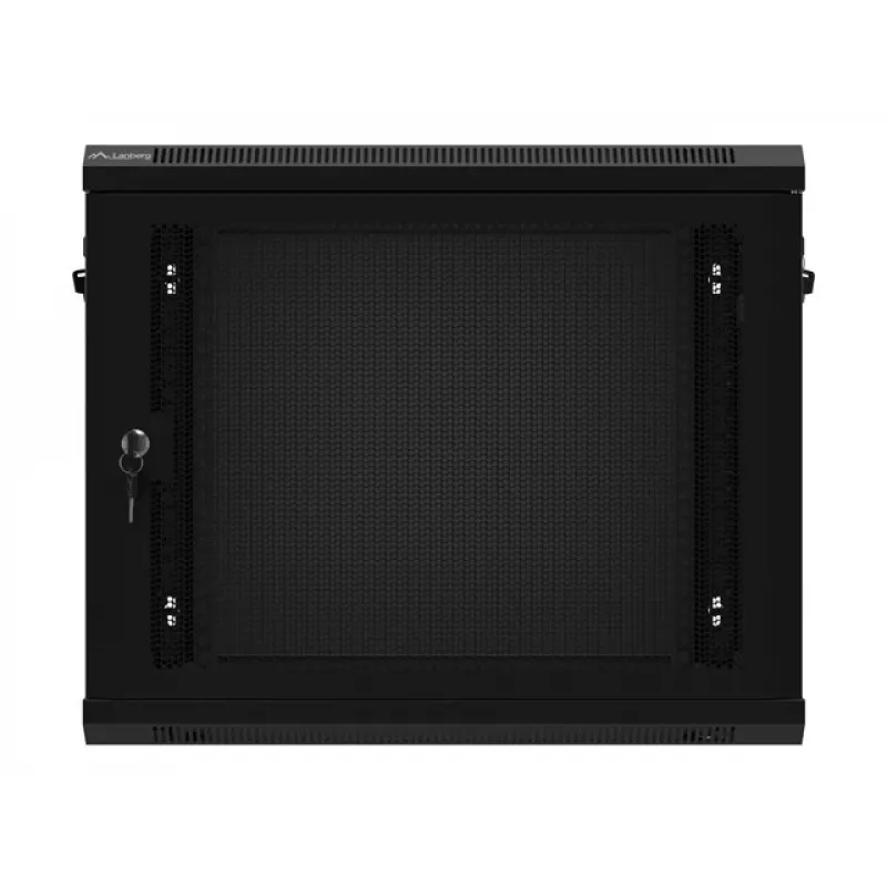 Wandmontagekast LANBERG WF01-6409-23B 9U, 60 kg, IP20, 600×450×512 mm, zwart