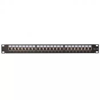 Patchpanel - Extralink CAT6A STP, 24 poorten