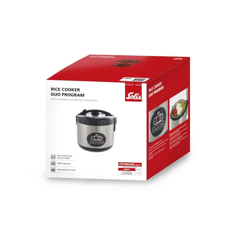 Rijstkoker Solis 979.30 1,2 L 500 W roestvrijstaal