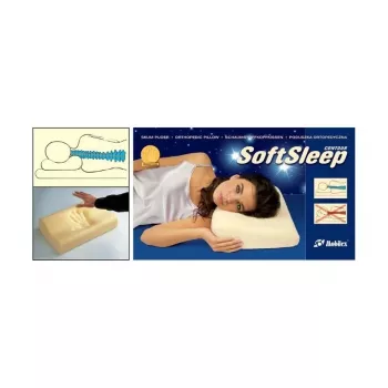 Orthopedisch kussen Mobilex SoftSleep L maat, ergonomisch schuim, 500×300×120 mm, dichtheid 50 kg/m³