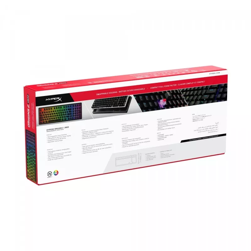 HyperX Origins 2 1800 toetsenbord zwart