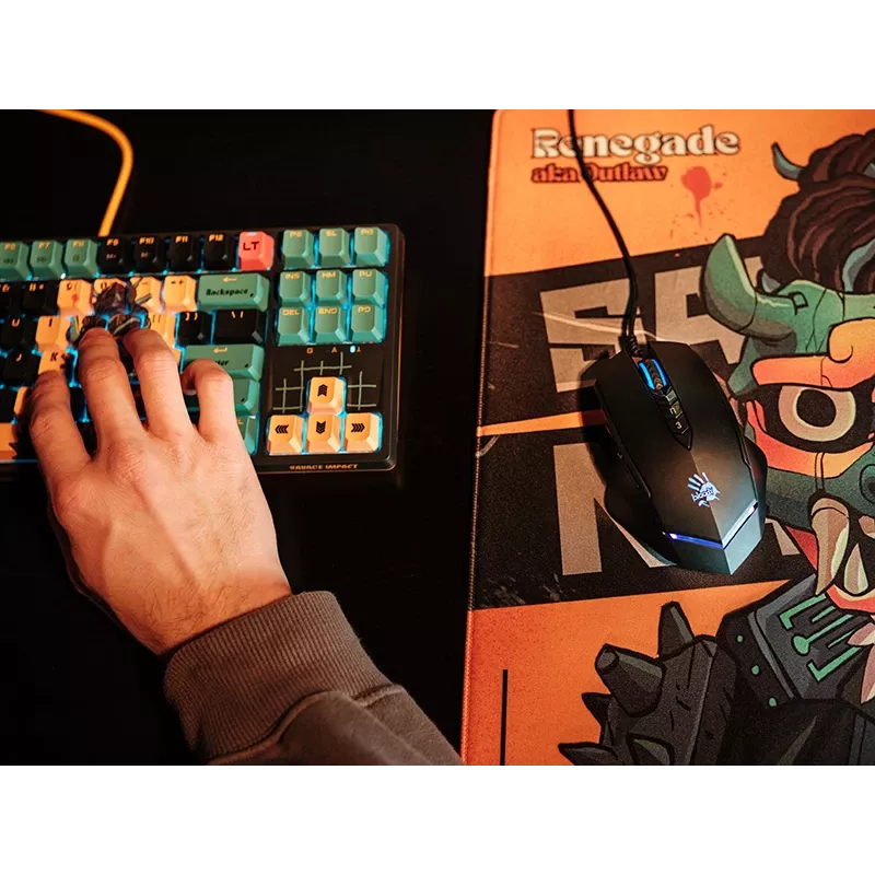 Gaming-muis A4Tech Bloody V8m MAX RGB USB 10000 DPI