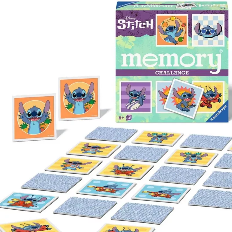 Challenge memory Disney Stitch, memoryspel