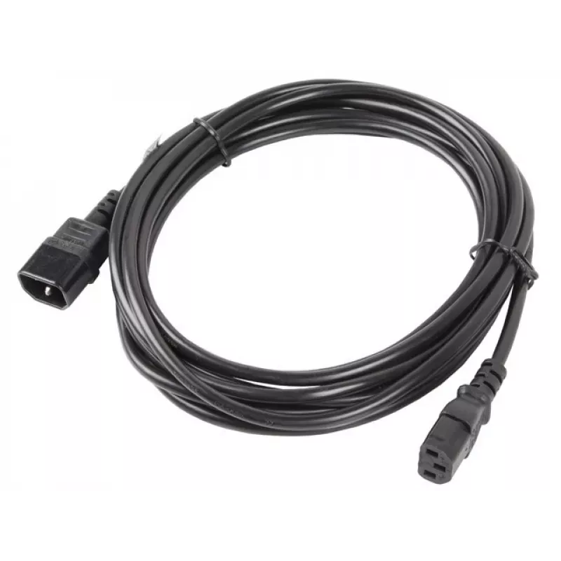 Lanberg C13-C14 VDE, 5 m kabel stroomverdeler (ca-c13e-11cc-0050-bk)