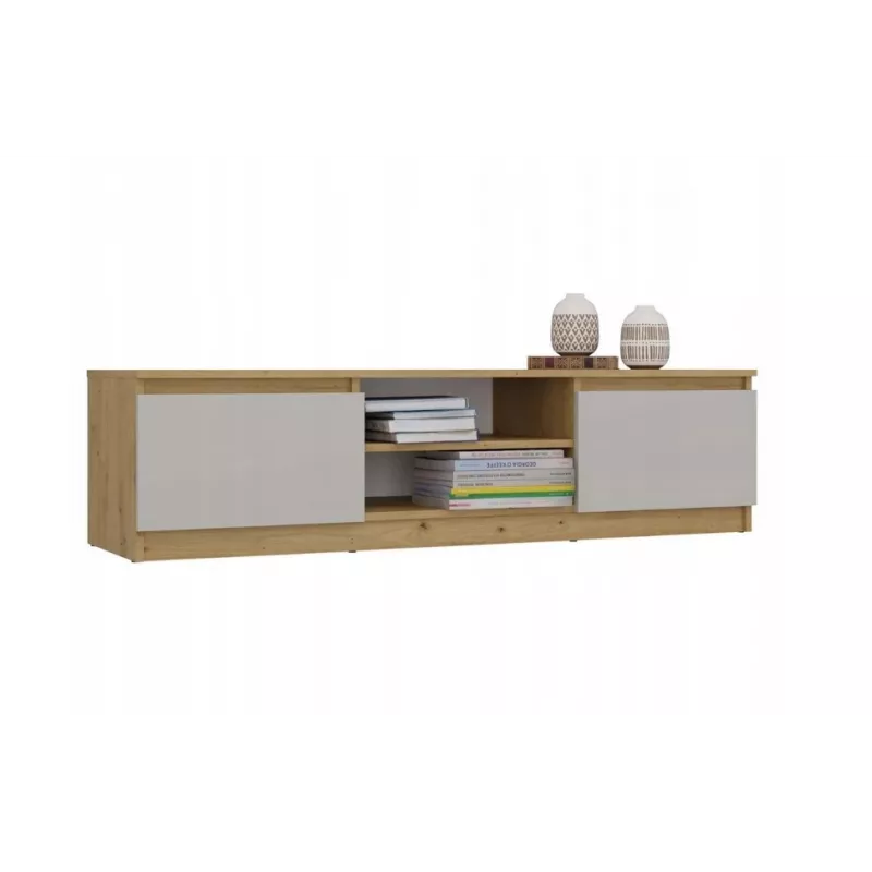 MALWA 140 tv-kast, artisan eiken/kasjmier