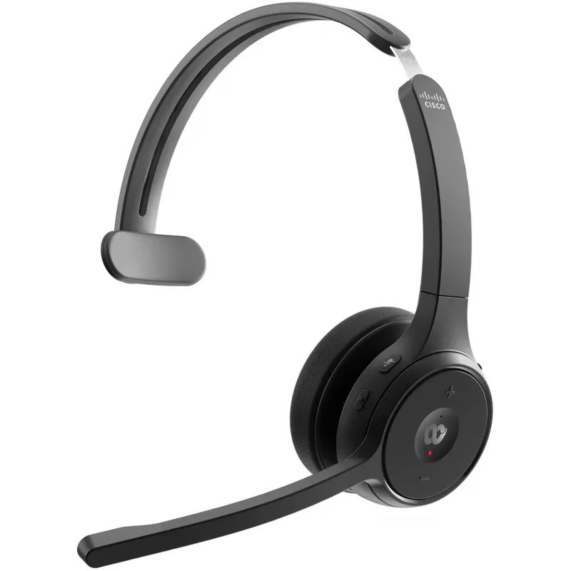 721 draadloze single ON-EAR headset USB-A BUNDLE-CARBON zwart