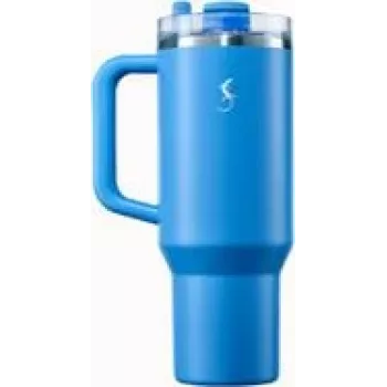 Lurch DE55240979 thermobeker 1,2 l dubbelwandig RVS, blauw