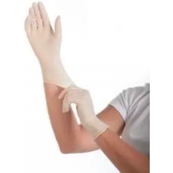 Handschoenen latex poedervrij L (2671)