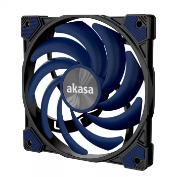 Ventilator Akasa Alucia XS12 120 mm zwart blauw 700-2000 tpm HDB