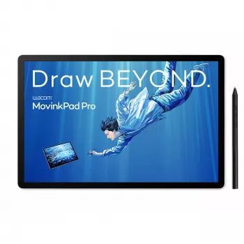 Wacom MovinkPad Pro 14, bedraad en draadloos, 5080 lpi, 302 x 189 mm, USB/Bluetooth, 1 cm, pen
