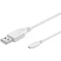 Microconnect USBABMICRO5W USB-kabel USB 2.0 5 m USB A Micro-USB B wit