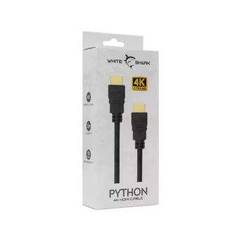 HDMI-kabel White Shark Python 2.0 M/M 2m – 4K@60Hz