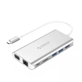 USB 3.0 4-poorts aluminium hub, extra digital XC-304-SV-PRO