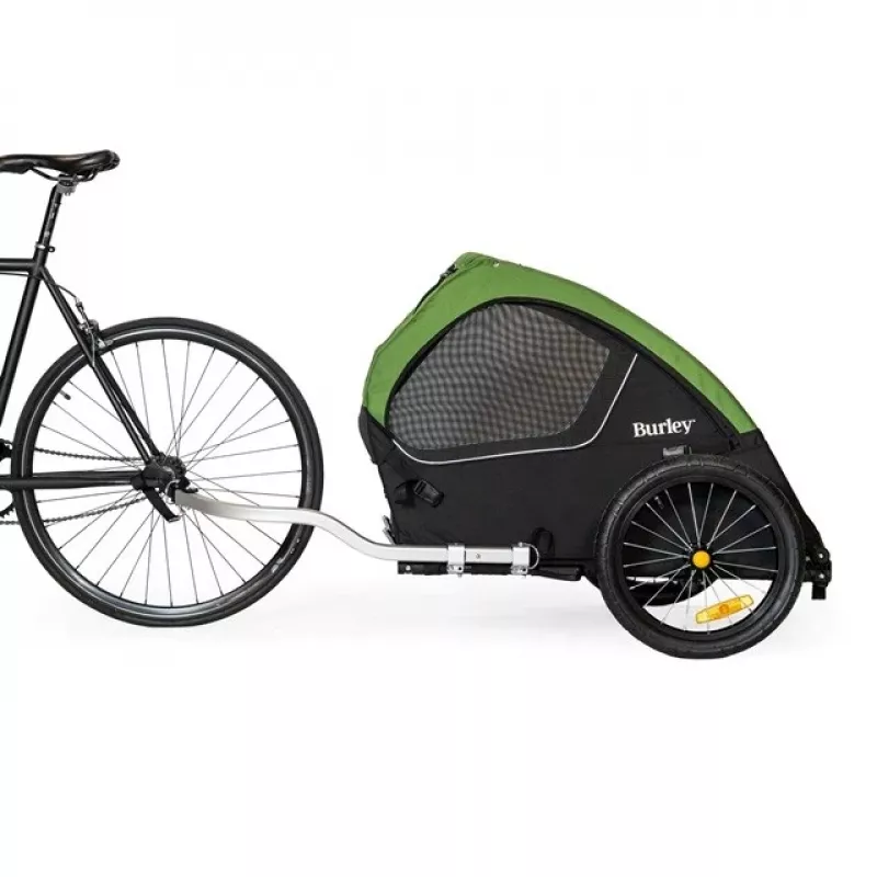 Hondentransportbox BURLEY Tail Wagon BU-947108 — zachte hondentransportbox, zwart/groen