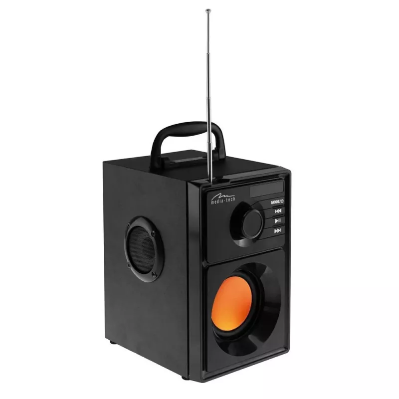 Media-Tech BOOMBOX BT 15 W stereo draagbare luidspreker Zwart