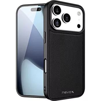 Nevox StyleShell NYLO 2528 Hoesje voor iPhone 17 Pro, zwart