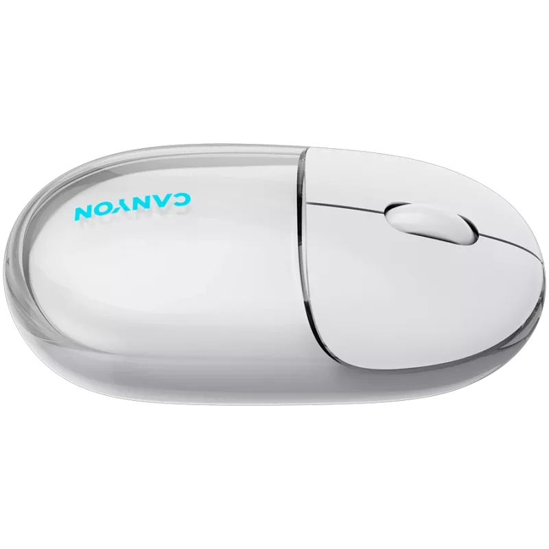 CANYON muis OnClick 24 BT/ draadloos transparant/wit